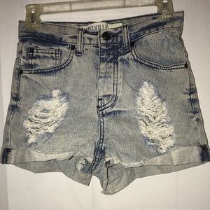 Brandy Melville Distressed Jeans Shorts